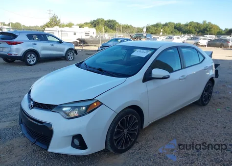 2014 Toyota Corolla S Plus z USA, uszkodzony, nr VIN 2T1BURHE8EC053656